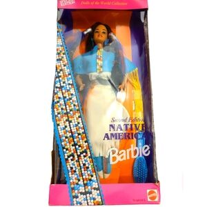 Barbie Dolls Of The World Collection 2nd Edition Native American 11.5"